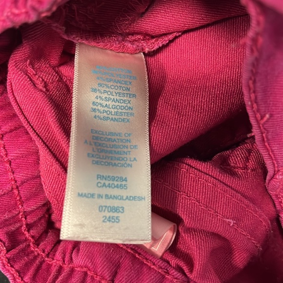 The Children’s Place Magenta Pink Jean Pants, Baby Girl Size 6-9 month - Picture 9 of 9